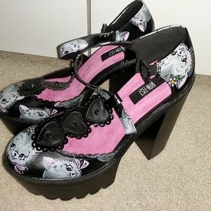 Iron Fist kitty platform heels - ON HOLD